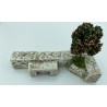 Mur de pierres TGM + banc + arbre PM - Décors de crèche de Provence - LADV