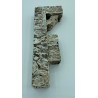 Mur de pierres TGM + banc - Décors de crèche de Provence - LADV