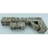 Mur de pierres TGM + banc - Décors de crèche de Provence - LADV