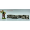 Mur de pierres TGM + banc - Décors de crèche de Provence - LADV