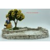 Restanque GM + arbre GM - Décor de crèche Provençale - LADV
