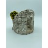 Ruine ronde GM + arbre PM - Décor pour Santons de Provence - LADV