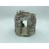 Ruine ronde GM + thym - Décor pour Santons de Provence - LADV