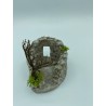 Ruine ronde PM + thym - Décor pour Santons de Provence - LADV