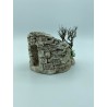 Ruine ronde PM + thym - Décor pour Santons de Provence - LADV