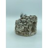Ruine ronde PM + thym - Décor pour Santons de Provence - LADV