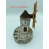 Socle de moulin d'Allauch rond GM - Décor de crèche Provençale - LADV