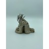 Borie ronde PM + thym - Décor pour Santons de Provence - LADV
