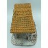 Étable toit pente + socle GM - Décor de crèche de Noël - LADV