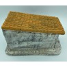 Étable toit pente + socle GM - Décor de crèche de Noël - LADV