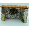 Étable sans socle biais GM - Décor de crèche de Noël - LADV