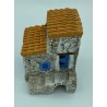 Maison 2 toits + escaliers PM - Décor pour Santons de Provence