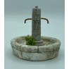 Fontaine de place GM - Décor de crèche Provençale - LADV