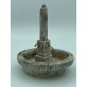 Fontaine de St Zacharie pilier fin - Décor de crèche Provençale - LADV