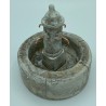 Fontaine de St Zacharie pilier épais - Décor de crèche Provençale - LADV