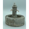 Fontaine de St Zacharie pilier épais - Décor de crèche Provençale - LADV