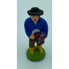 Homme à la lavande - Santon pour crèche de Noël - LADV