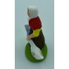 Femme + oie - Santon pour crèche de Noël - LADV