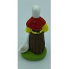 Femme + oie - Santon pour crèche de Noël - LADV