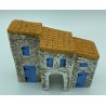 Maison 3 toits + voute 2 portes PM - Décor pour Santons de Provence