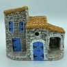 Maison 3 toits + socle PM - Décor pour Santons de Provence