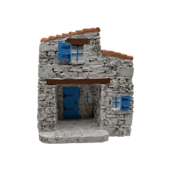 Maison + porche GM - Décor pour Santons de Provence