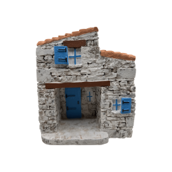 Maison + porche GM - Décor pour Santons de Provence