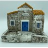 Ecole + cours GM - Décor de crèche de Provence - LADV