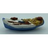 Barque + pagaie mini - Décor pour crèche de Provence