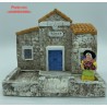 Ecole + cours GM - Décor de crèche de Provence - LADV