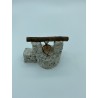 Puits Manon + mur de pierre TGM - Décor de crèche Provençale - LADV